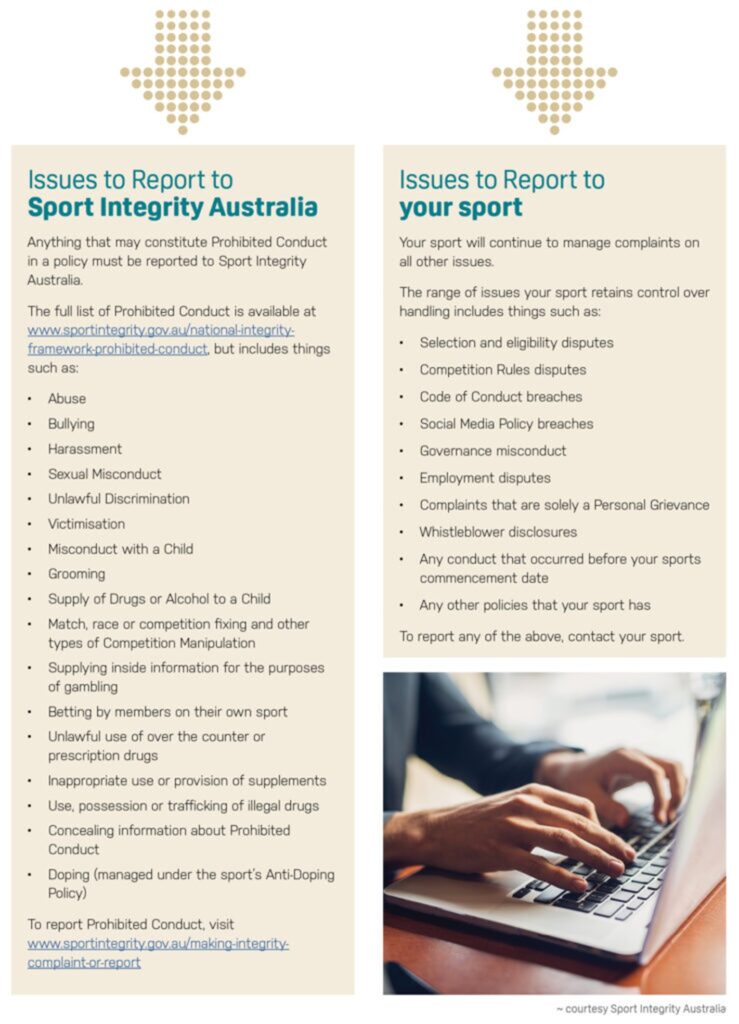 Sport Integrity Reporting